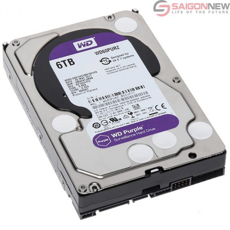 Ổ cứng Western Digital Purple 6TB 3.5