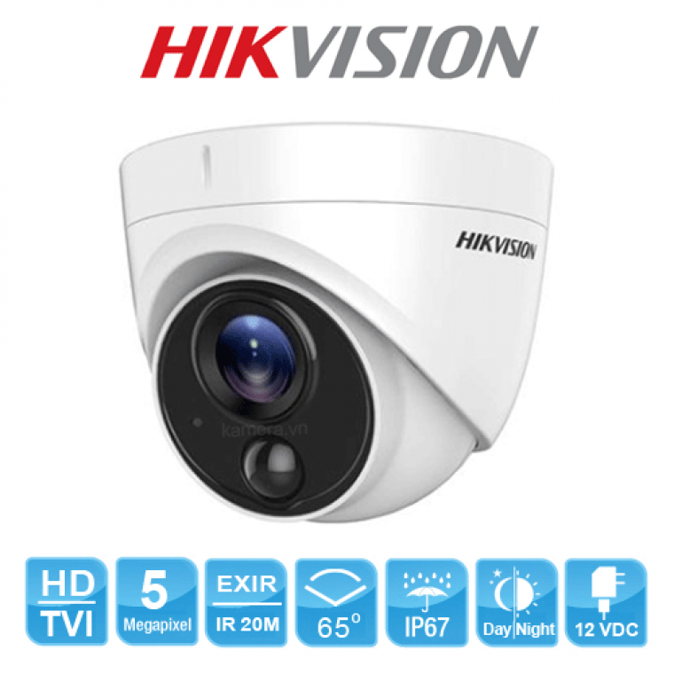Camera Dome HD-TVI hồng ngoại 5.0 Megapixel HIKVISION DS-2CE71H0T-PIRL