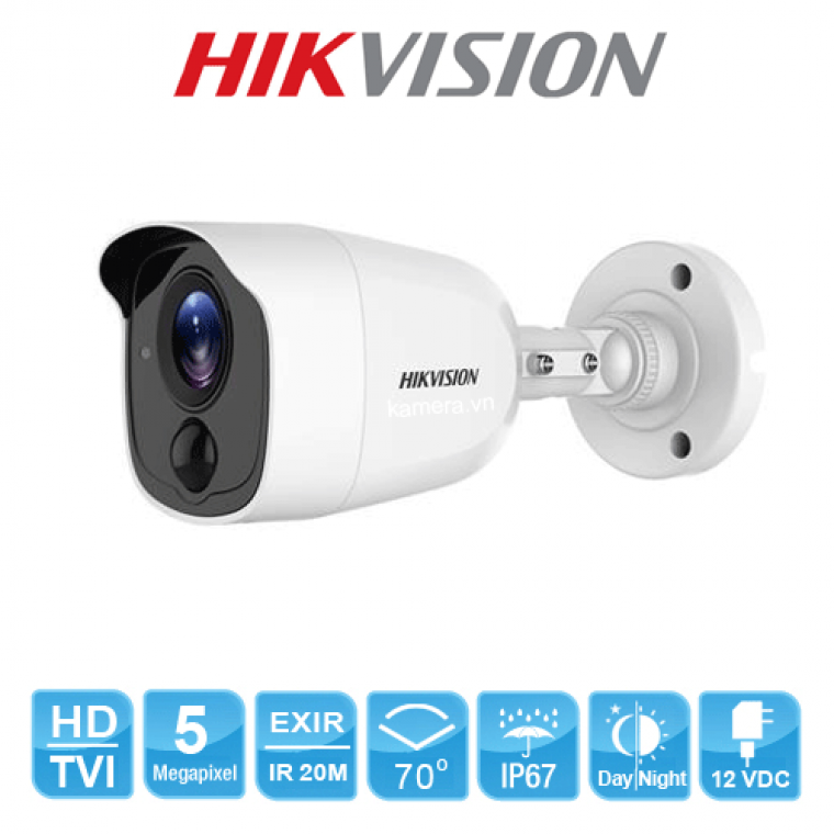 Camera HD-TVI hồng ngoại 5.0 Megapixel HIKVISION DS-2CE11H0T-PIRL