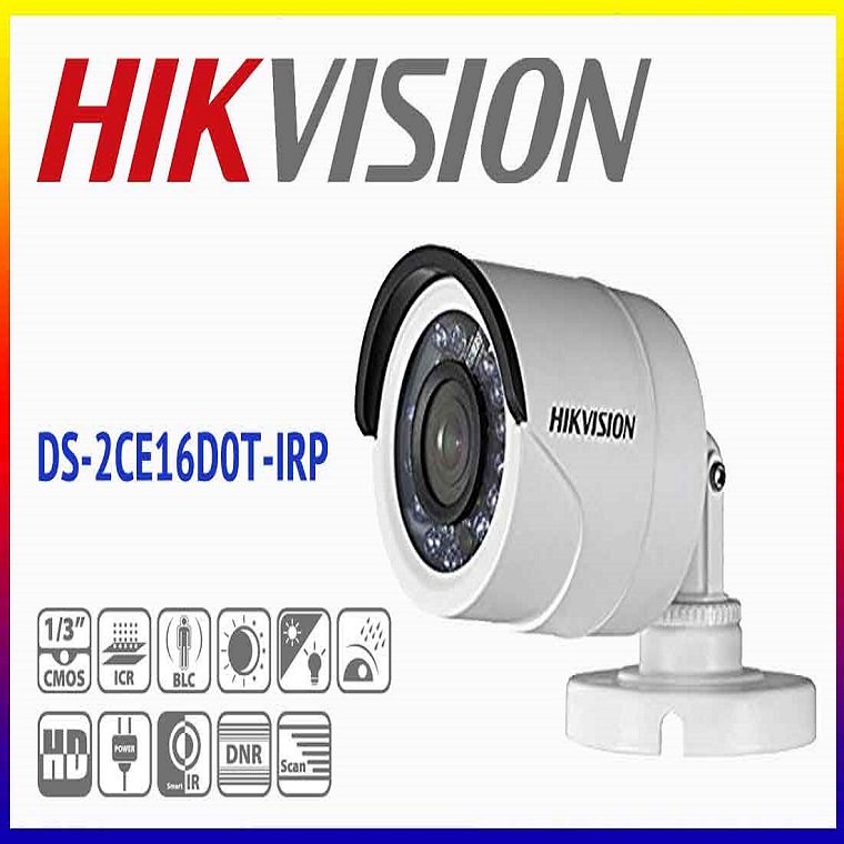 Camera HDTVI Thân Hồng Ngoại 2MP Hikvision DS-2CE16D0T-IRP