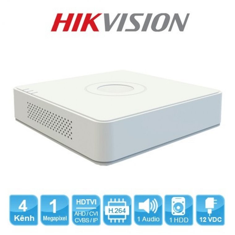 Đầu ghi hình HD-TVI 4 kênh TURBO 3.0 HIKVISION DS-7104HGHI-F1 ( S )