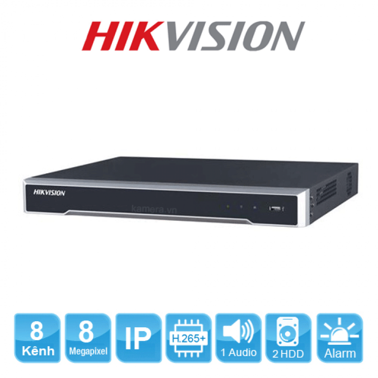 Đầu ghi hình camera IP Ultra HD 8 kênh HIKVISION 8 kênh DS-7608NI-K2