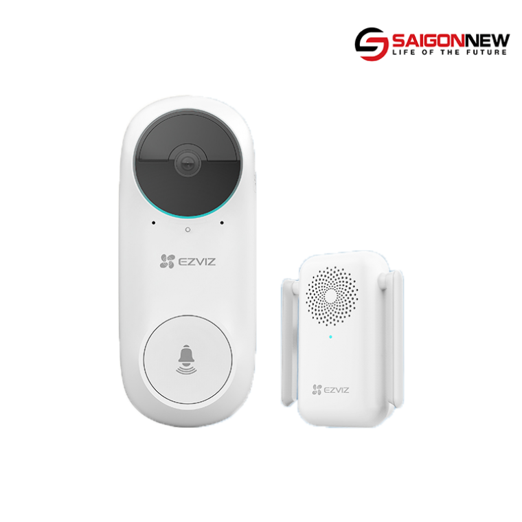 Bộ chuông cửa không dây kèm chuông báo Ezviz DB2C CS-DB2C-A0-1E3WPBR