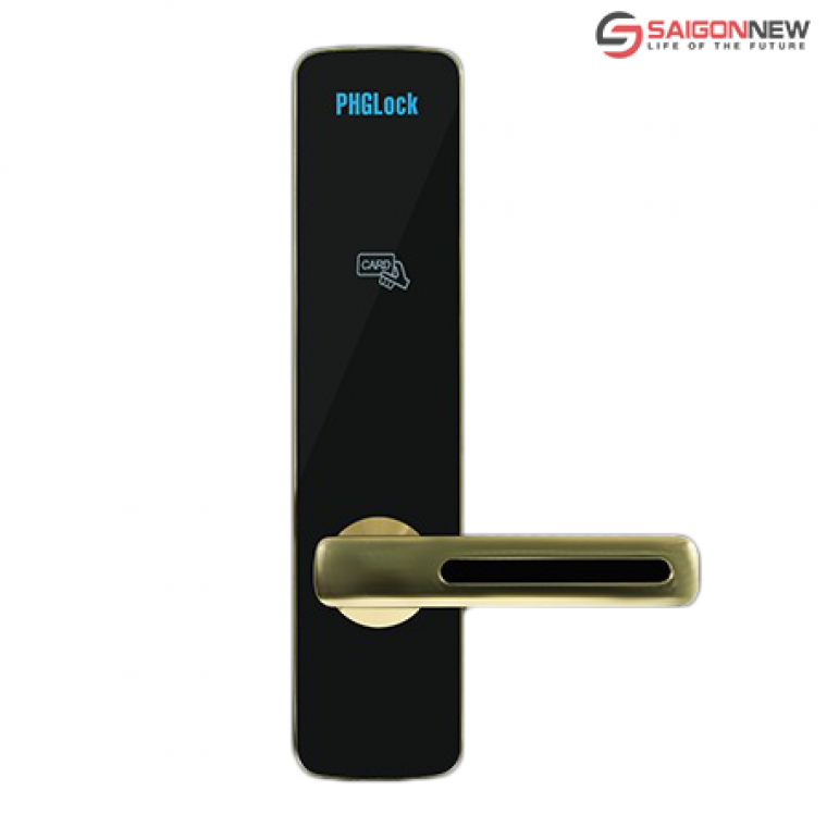 Khoá thông minh cho khách sạn PHGLock RF7153 (Vàng PVD)
