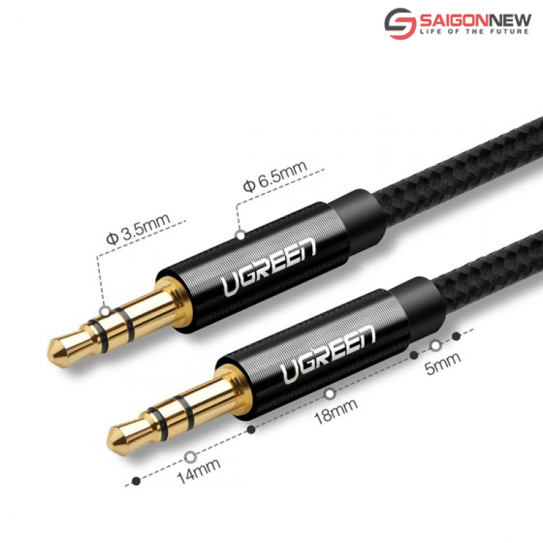 Cáp âm thanh 2 đầu 3.5mm UGREEN 50364 AV112 3m