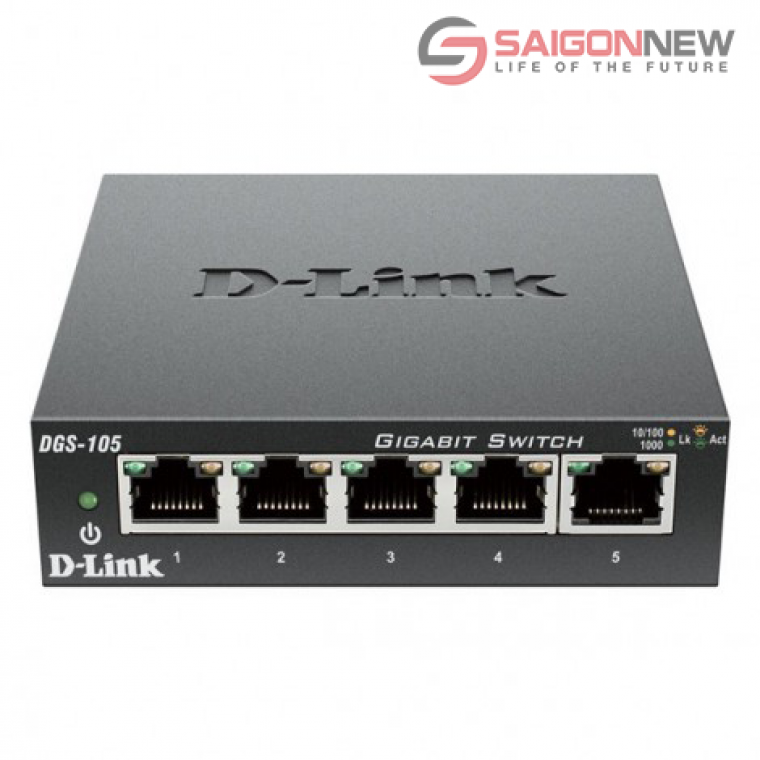Switch 5 Port Gigabit D-LINK DGS-105