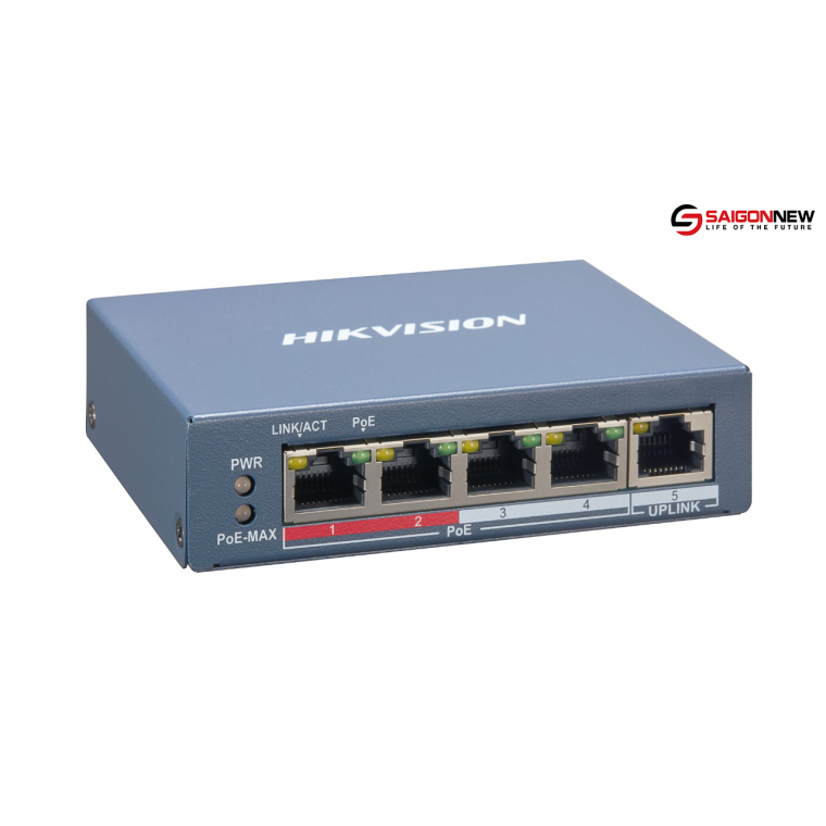 Switch POE 4 Port HIKVISION DS-3E1105P-EI (Đã có VAT) 
