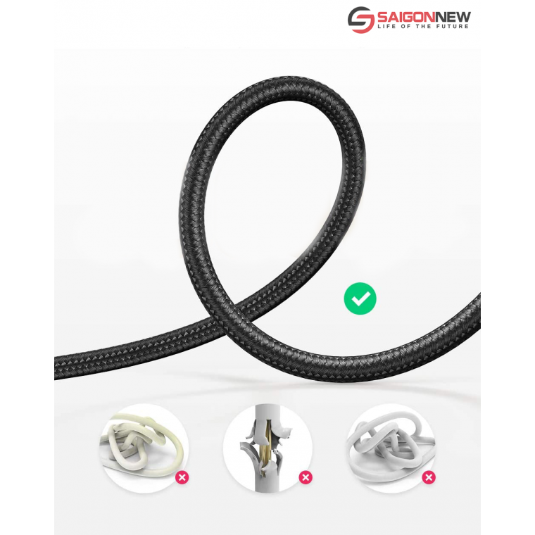  Cáp âm thanh 2 đầu 3.5mm UGREEN 50363 AV112 2m