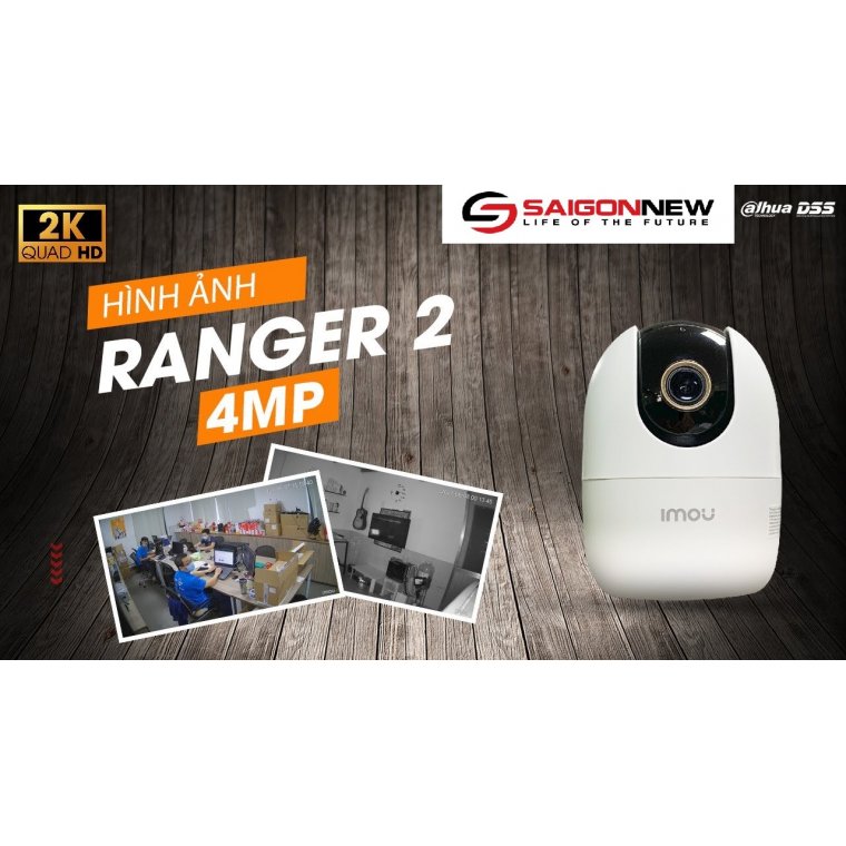 Camera Wifi IMOU IPC-A42P-IMOU 4.0MP Siêu Sắc Nét Xoay 360 Độ Âm Thanh Hai Chiều
