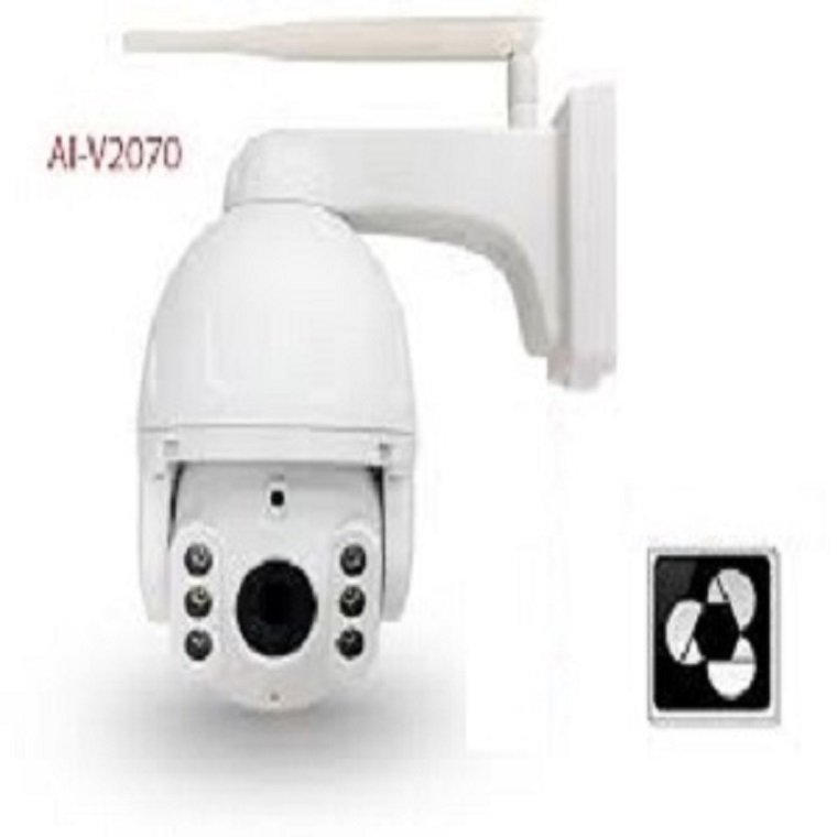 Vantech Camera AI 4G Flood Light Onvif Pan/Tilt 2.0MP AI-V2070B