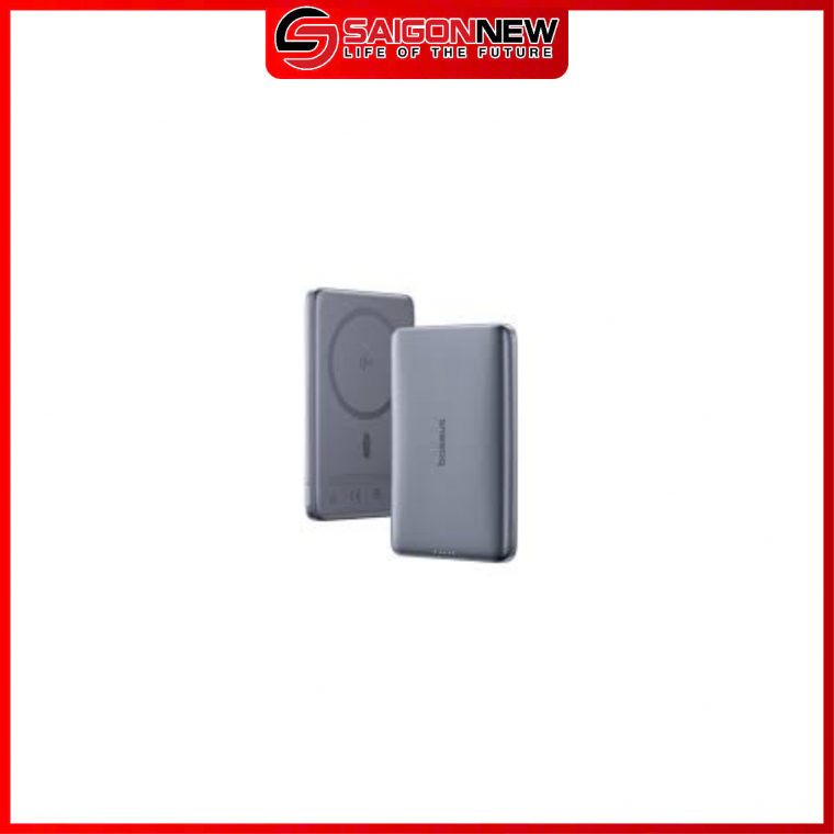 Baseus PicoGo AM41 Ultra-Slim Qi2 Magnetic Power Bank 10000mAh 27W – GREY