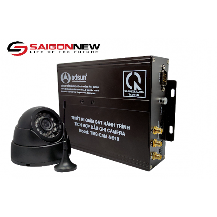 GIÁM SÁT HÀNH TRÌNH TÍCH HỢP ĐẦU GHI CAMERA TMS-CAM-NĐ10