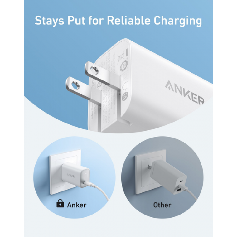 Củ sạc Anker Nano 1C 100W (with USB-C Cable) Trắng (White) B2C B2679121