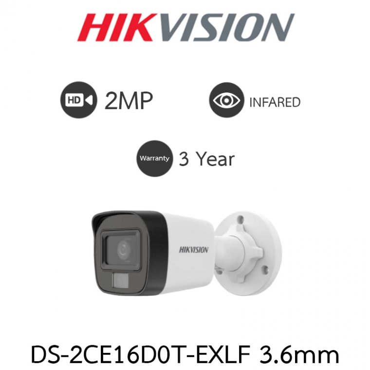 Camera HDTVI 2MP Dual Light HIKVISION DS-2CE16D0T-EXLF