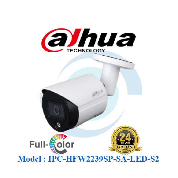 Camera IP Full-Color 2MP DAHUA DH-IPC-HFW2239SP-SA-LED-S2