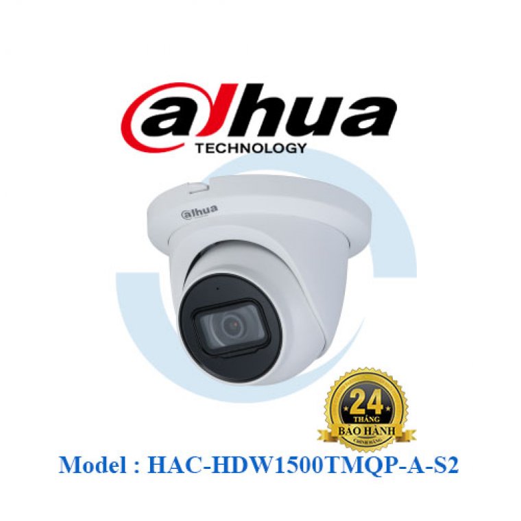 Camera HDCVI 5MP DAHUA DH-HAC-HDW1500TMQP-A-S2 tích hợp mic