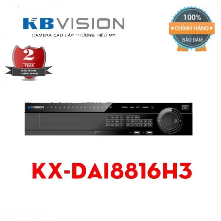 Đầu ghi hình 16 kênh 5 in 1 KBVISION KX-DAi8816H3