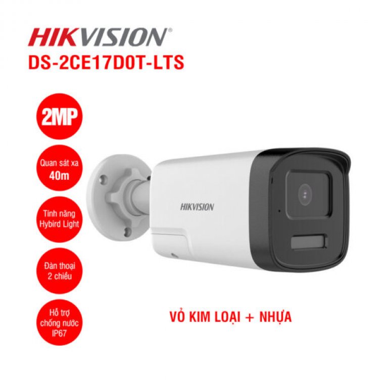 Camera Hikvision DS‑2CE17D0T‑LTS (3.6 mm)