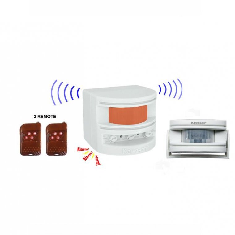 COMBO BÁO ĐỘNG KHÔNG DÂY PHÁT HIỆN NGƯỜI ĐỘT NHẬP - KAWASAN - AL27-2RM-D28-M4