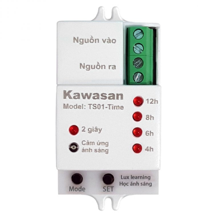 CÔNG TẮC CẢM ỨNG ÁNH SÁNG CÓ HẸN GIỜ KAWASAN - TS01-TIME 