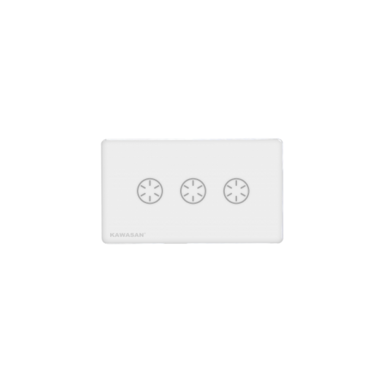 CÔNG TẮC THÔNG MINH WIFI - KHÔNG CẦN TRUNG TÂM KAWASAN - CT3N-BLE-W/B