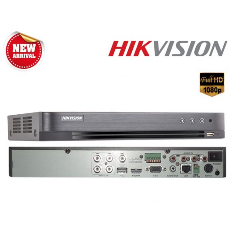 Đầu ghi 4 kênh HDTVI 5MP H.265+ HIKVISION DS-7204HUHI-K1/E