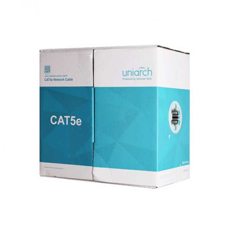 Cáp Mạng UTP Cat5e Đồng Nguyên Chất Uniarch CAB-5E-B 305m