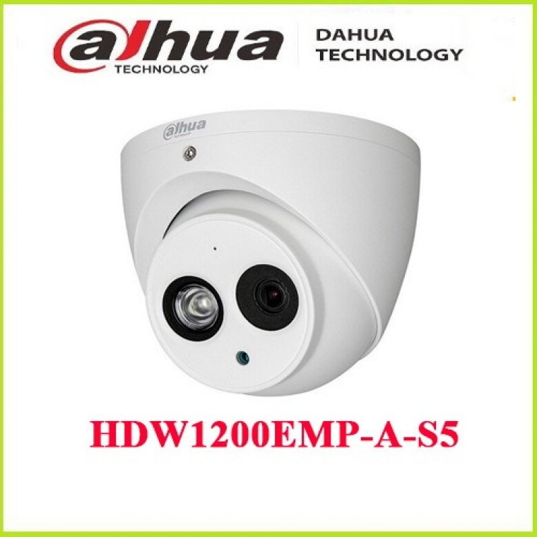 Camera HDCVI 2MP DAHUA DH-HAC-HDW1200EMP-A-S5 tích hợp mic