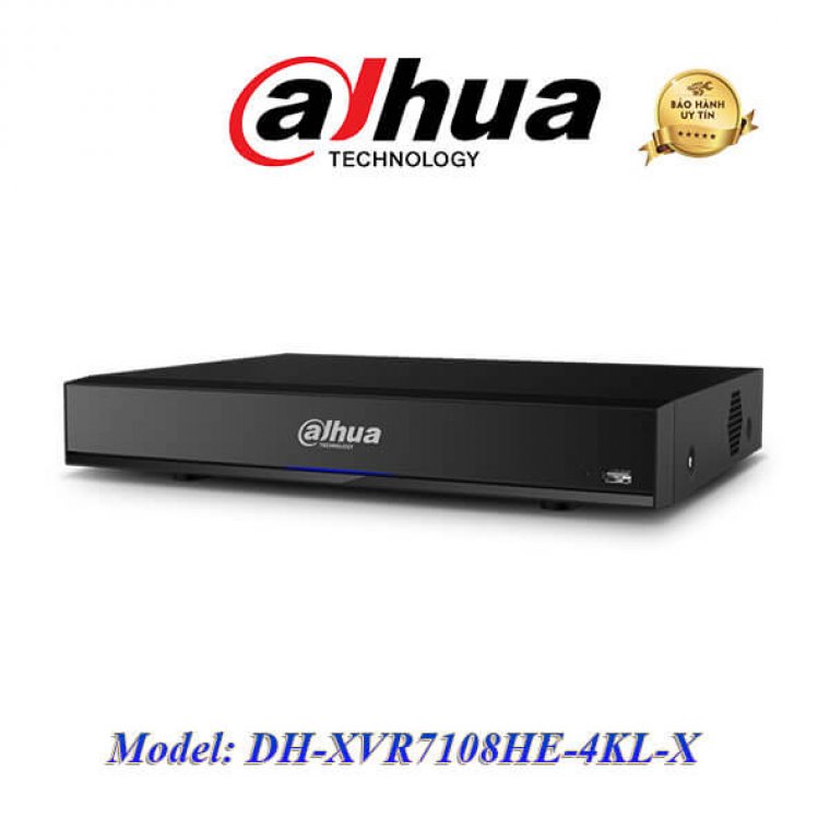Đầu ghi HDCVI 8 kênh Penta-brid DAHUA DH-XVR7108HE-4KL-X