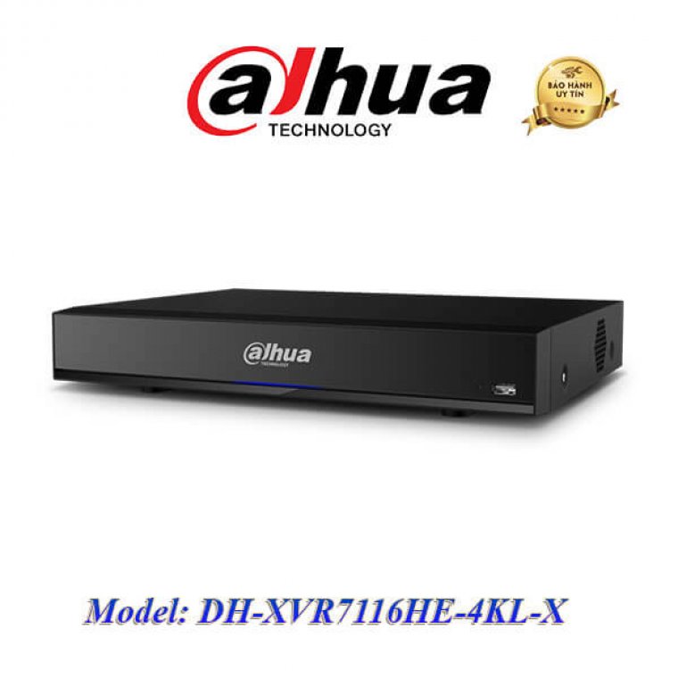 Đầu ghi HDCVI 16 kênh Penta-brid DAHUA DH-XVR7116HE-4KL-X