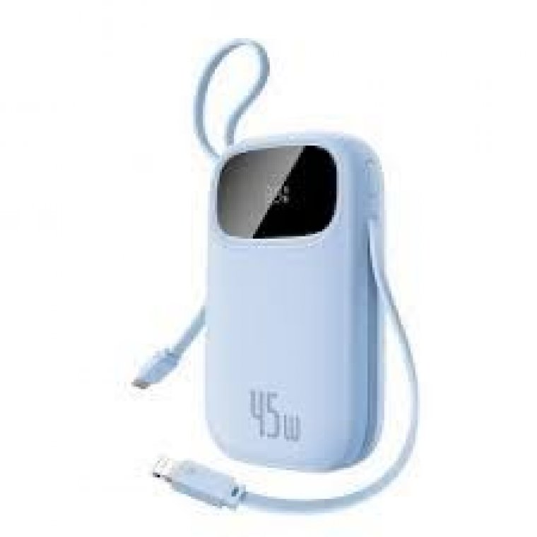 OS-Baseus EnerFill FC31 Qpow 3 Digital Display Power Bank with USB-C+Bi Cables 20000mAh 45W Galaxy B