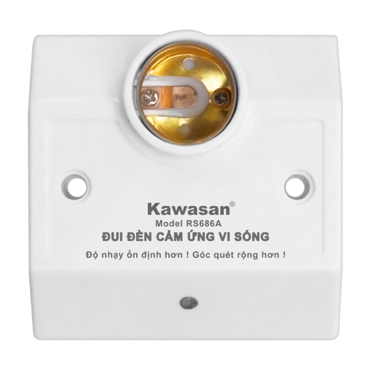 ĐUI ĐÈN CẢM ỨNG VI SÓNG - KAWASAN - RS686A