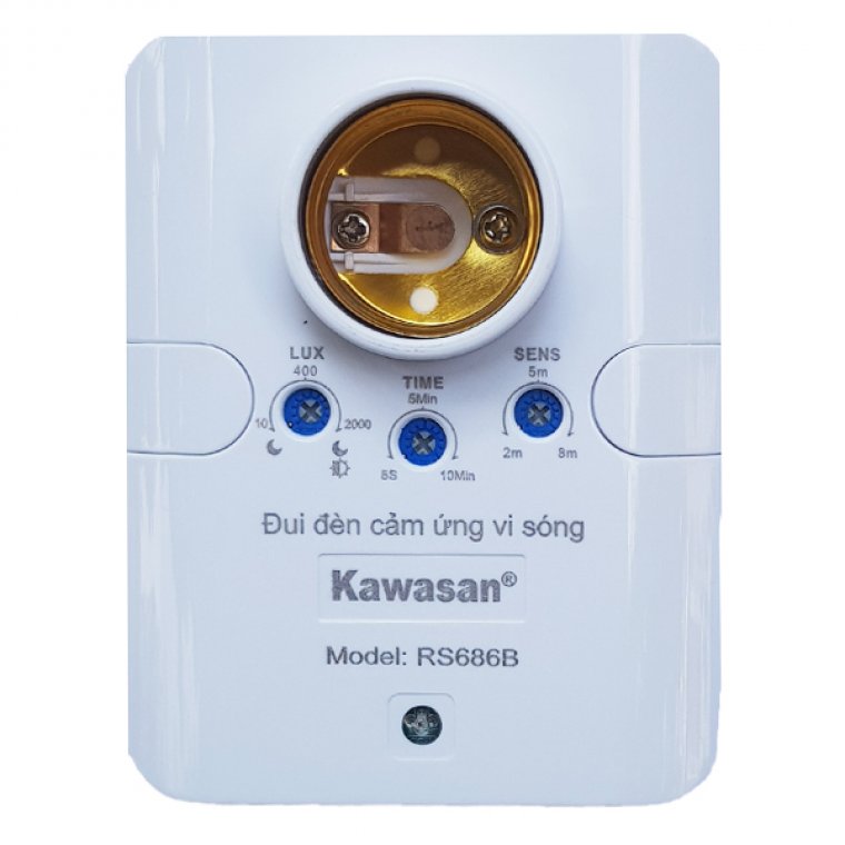 ĐUI ĐÈN CẢM ỨNG VI SÓNG - KAWASAN - RS686B