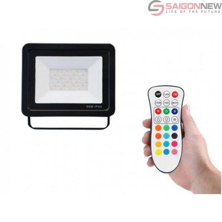 Đèn Pha Led Đổi Màu Cao Cấp Kawaled FL30W RGB