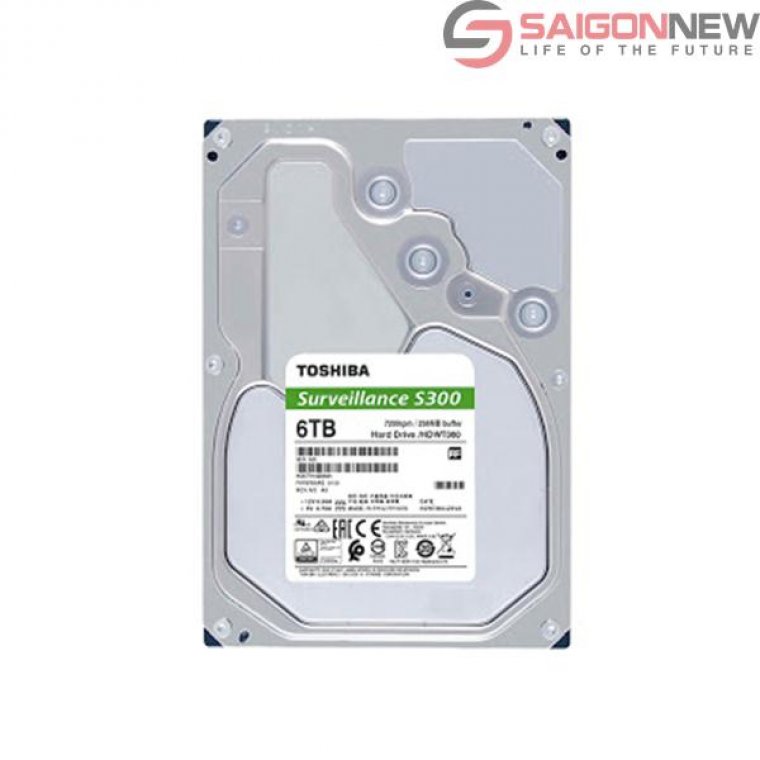 Ổ cứng Toshiba S300 Surveillance HDD 6TB HDWT360UZSVA
