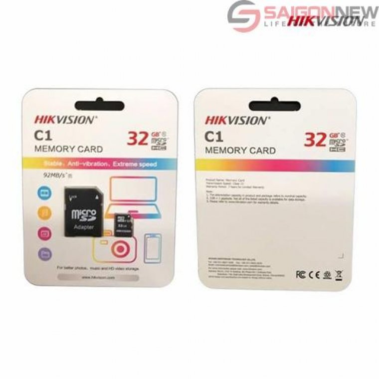 Thẻ nhớ Micro SD 32Gb Hikvision HS-TF-C1(STD)/32G  - Chính hãng