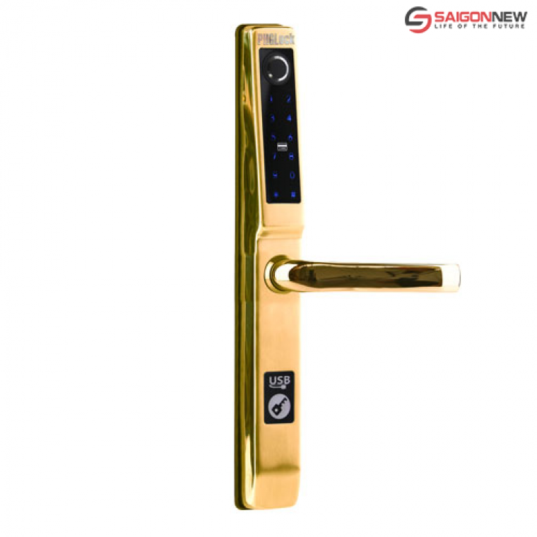 Khoá cửa nhôm văn phòng PHGLock FP5293 (Vàng)