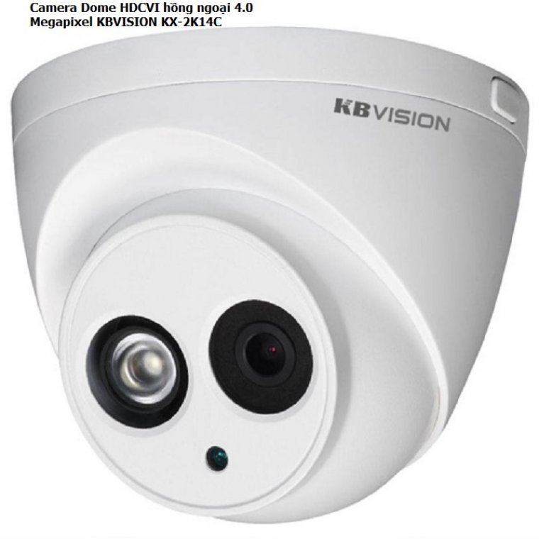 Camera Dome HDCVI hồng ngoại 4.0 Megapixel KBVISION KX-2K14CA