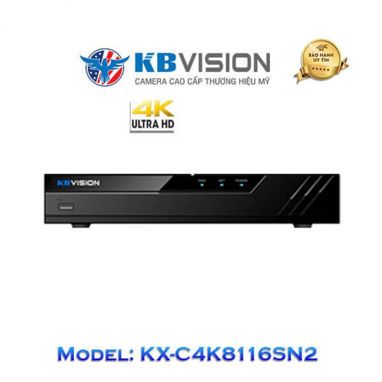 Đầu ghi hình IP Ai 16 kênh KBVISION KX-C4K8116SN2
