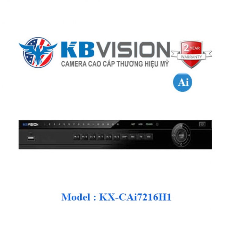 Đầu ghi hình AI SMD Plus 16 kênh KBVISION KX-CAi7216H1