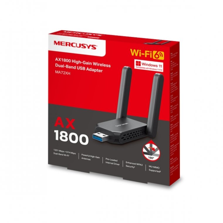 Bộ Chuyển Đổi USB Wi-Fi Băng Tần Kép AX1800 