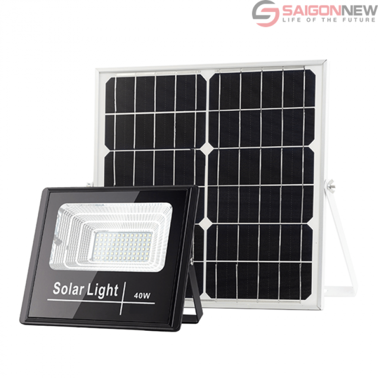 Đèn Led Chiếu Sáng Năng Lượng Mặt Trời IP67 40W