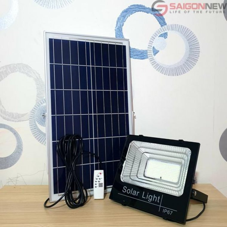 Đèn Led Chiếu Sáng Năng Lượng Mặt Trời IP67 40W