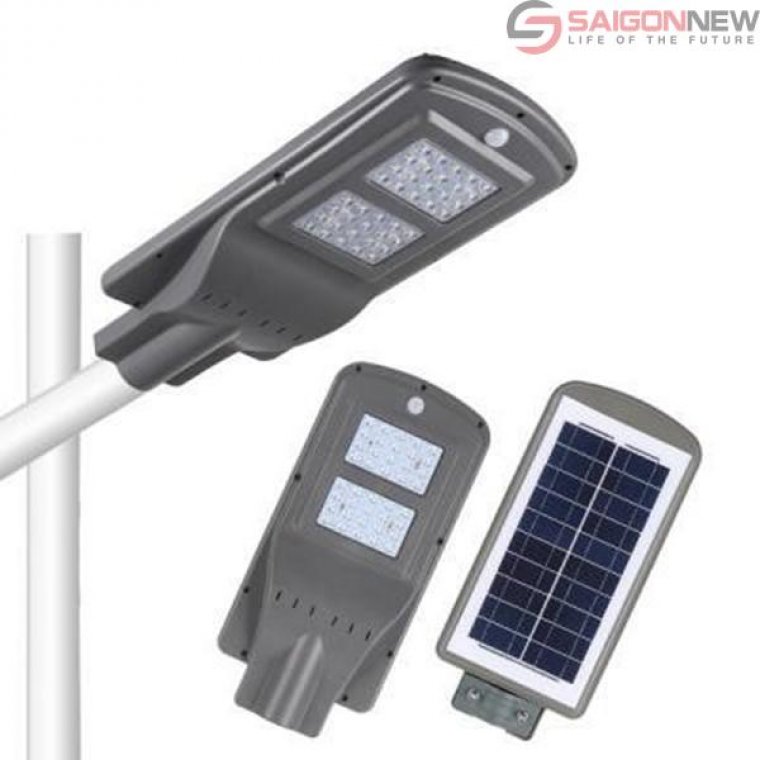 Đèn Led Chiếu Sáng Năng Lượng Mặt Trời Liền Thể 40W