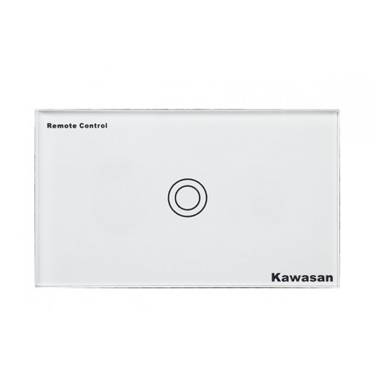 CÔNG TẮC CẢM ỨNG CHẠM - ĐIỀU KHIỂN BẰNG REMOTE SÓNG RADIO - KAWASAN - KW-CT1B -KW-CT1W- TRẮNG/ ĐEN 