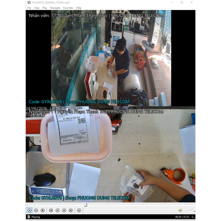 Phần mềm đóng gói hàng sàn TMĐT PackCam Recorder