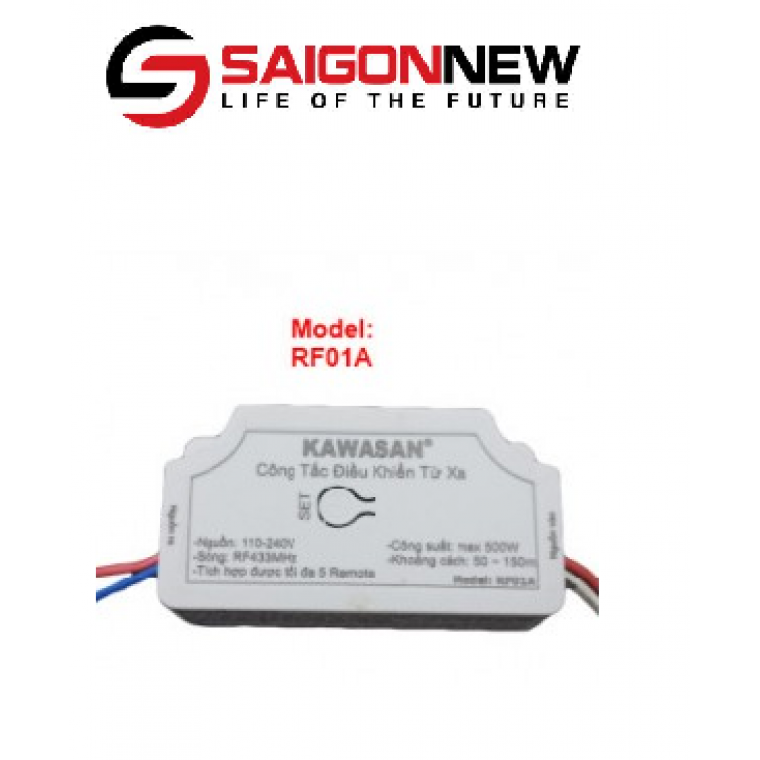CÔNG TẮC ĐIỀU KHIỂN TỪ XA CÔNG SUẤT CAO RF01A (100~200M)