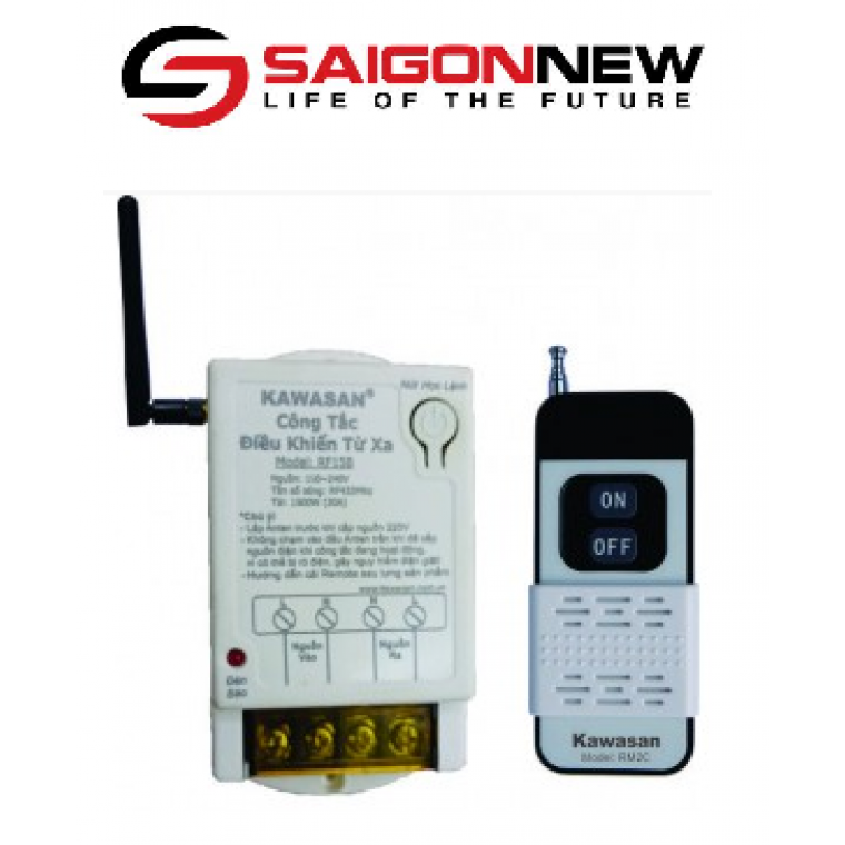 CÔNG TẮC ĐIỀU KHIỂN TỪ XA CÔNG SUẤT CAO RF15B-RM2C