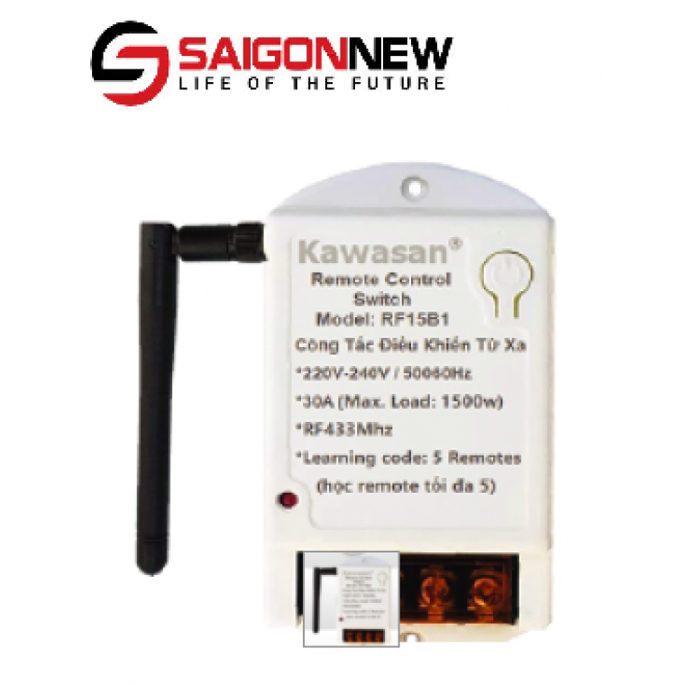 CÔNG TẮC ĐIỀU KHIỂN TỪ XA - CÓ HẸN GIỜ RF15BT