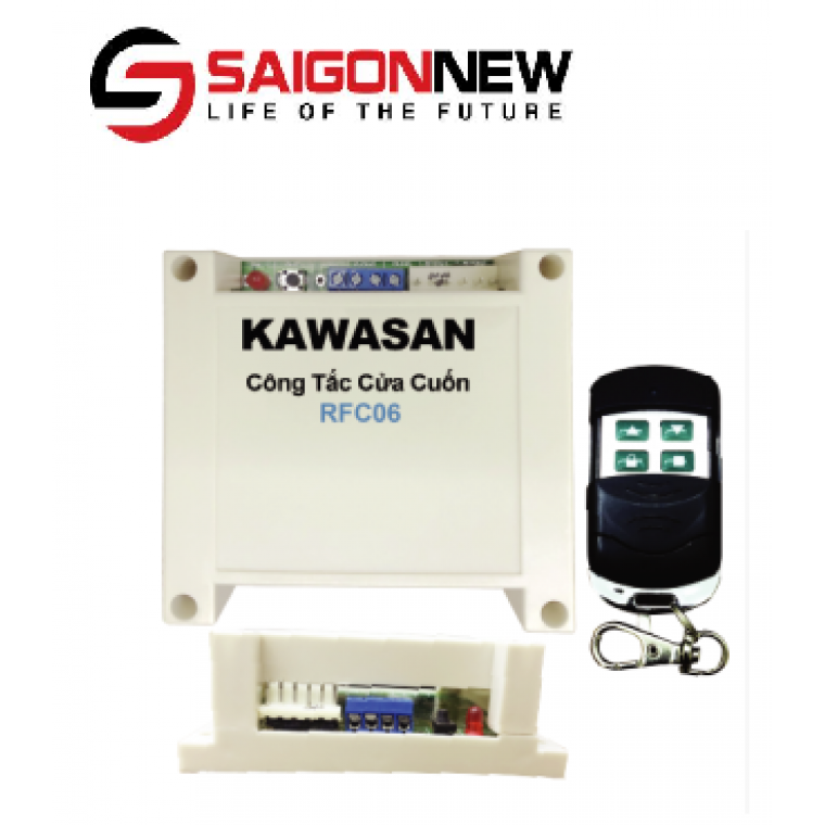 CÔNG TẮC ĐIỀU KHIỂN TỪ XA CHO CỬA CUỐN RFC06-RMC1
